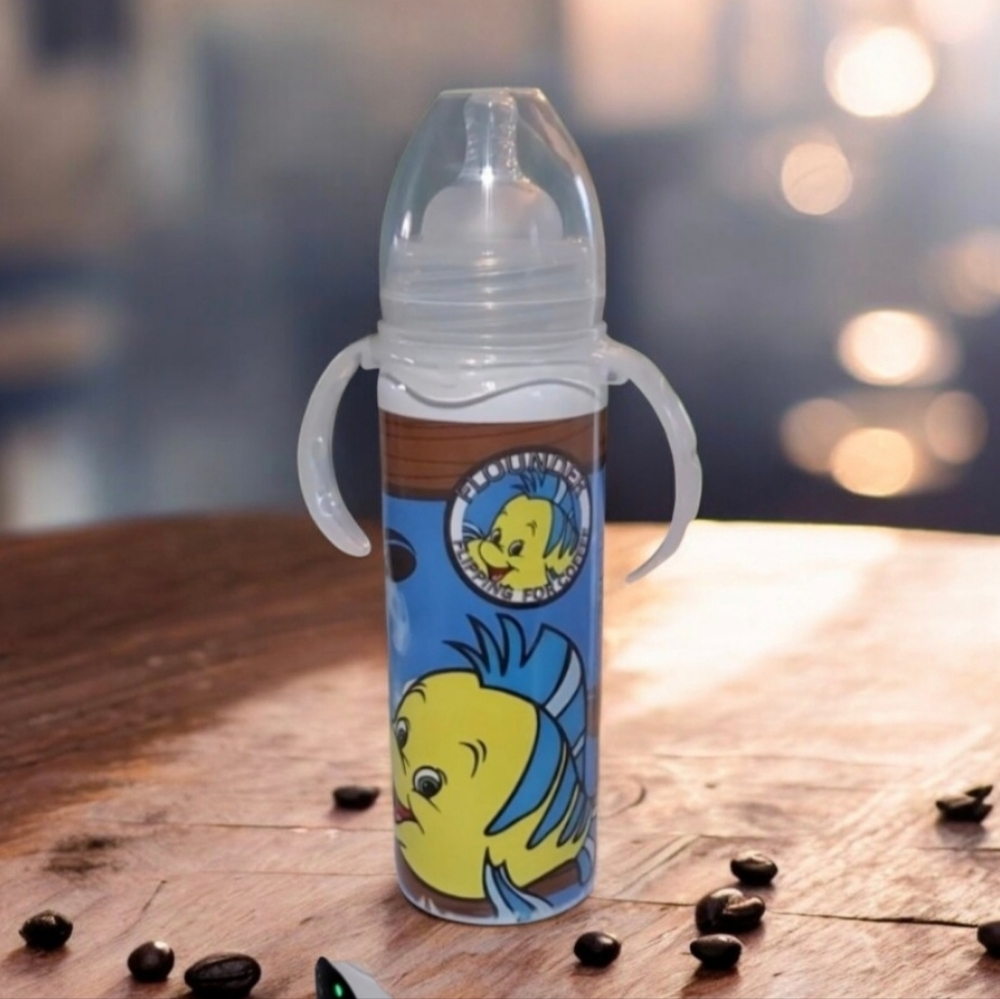 Flounder Flipping for Coffee 8oz Baby Bottle